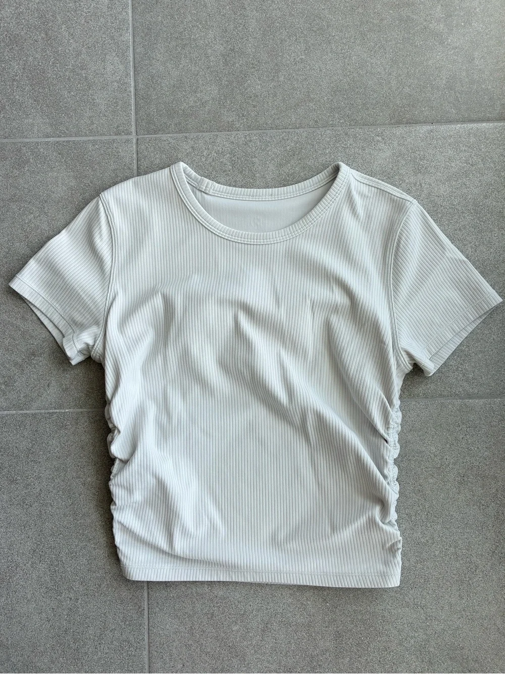 Lululemon All It Takes Ribbed Nulu T-Shirt Light Vapor 4